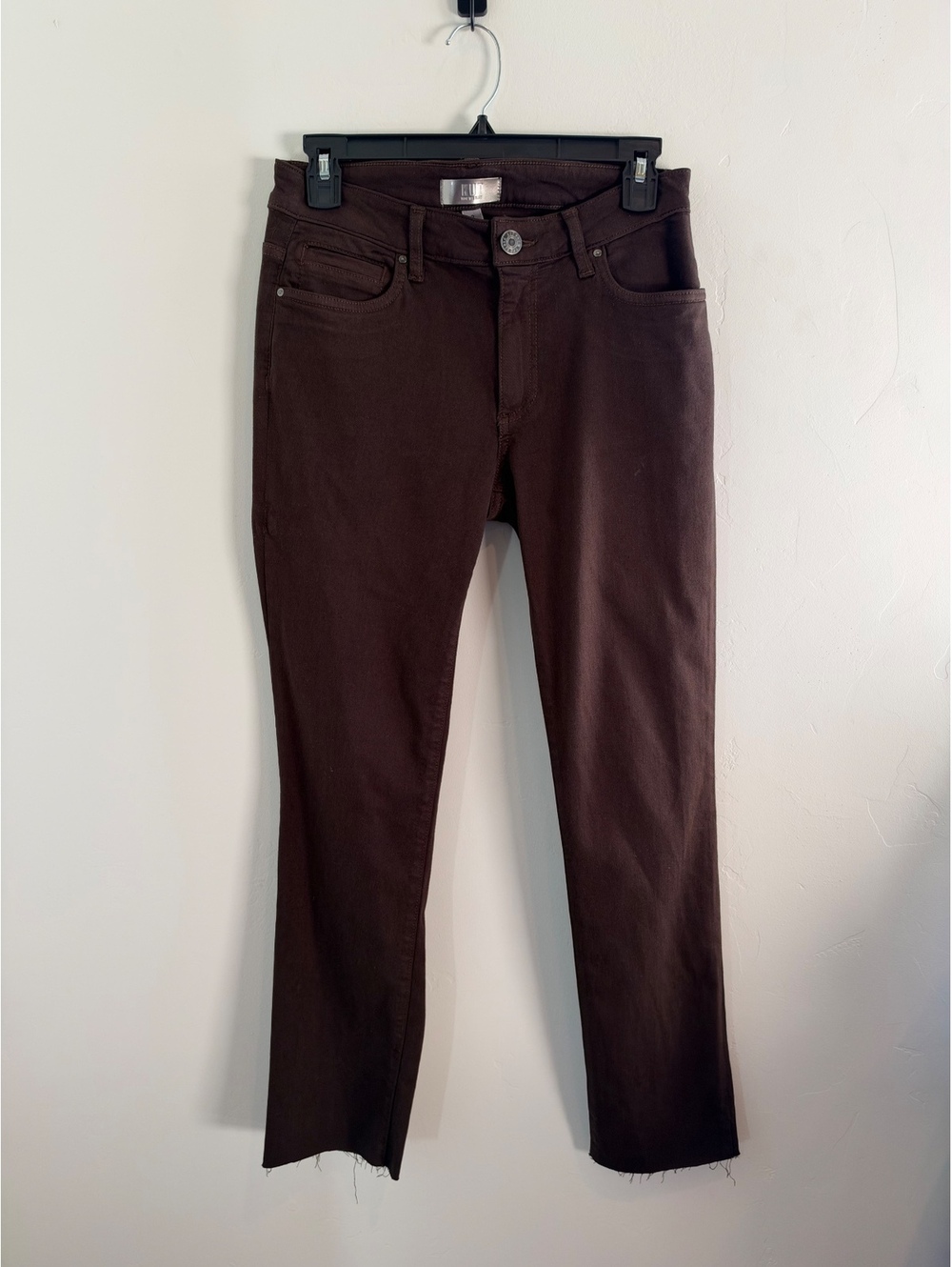 KUT from the Kloth Women’s Brown Raw Hem Jeans Size 2